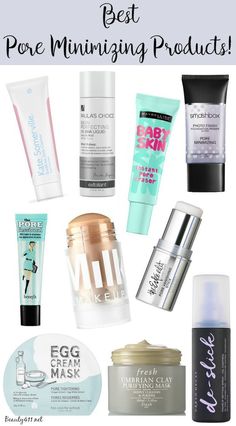 Pore Minimizer Products, Best Pore Minimizer, Pore Minimizer, Benefit Makeup, Beauty Regimen, Skin Pores, Minimize Pores, Face Scrub, Gorgeous Makeup