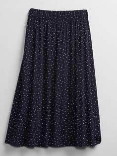 Print Midi Skirt | Gap Factory Printed Midi Skirt, Sequin Skirt, Mid Rise, Midi Skirt, Gap, Polka Dots, Floral Prints, Dots, Style Inspiration