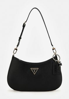 Guess NOELLE TOP ZIP SHOULDER BAG - Sac à main - black Luxury Bags Collection, Guess Purses, Handbag Essentials, Dream Bags, Girly Bags, Guess Handbags, Guess Bags, Fancy Bags