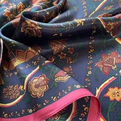 Indulge in timeless elegance with our Vintage Vibe Floral Pattern Silk Scarf. This exquisite accessory captures vintage charm and adds sophistication to any ensemble. Its versatility allows you to wear it as a graceful neck scarf, a chic headband, or a statement addition to your handbag. The vintage-inspired design evokes grace and refinement, transporting you to a classic era. Perfect for both casual outings and special occasions, this scarf is crafted from luxurious silk for a lightweight and Cruise Wardrobe, Pattern Scarf Silk, Scarf For Men, Chic Headband, Silk Scarf Hair, Silk Neck Scarf, Silk Bandana, Silk Square Scarf, Stylish Mens Fashion