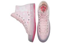 Converse Chuck 70 Hi Cherry Blossom 166752C Y2k Wishlist, Converse Cute, Girly Closet, Twilight Dr, Chill Wallpaper, Silly Clothes, Converse Chuck 70, Pastel Pink Aesthetic, Pink Girly Things