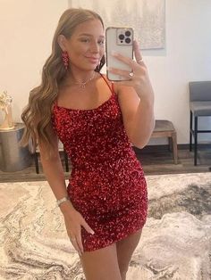 Sparkly Hoco Dress, Burgundy Homecoming Dress, Backless Homecoming Dresses, Homecoming Dress Short, Sequin Homecoming Dress, Mini Homecoming Dresses, Hoco Dresses Short, Red Homecoming Dresses, Looks Party