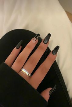 The background of what this set is about Nail Polish, Nails, White, Black