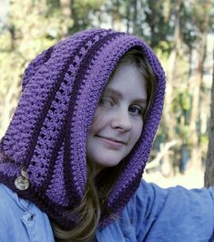 Lothlorien Hood Crochet pattern by Sarahjanedesigns | Crochet Patterns | LoveCrochet Hood Crochet Pattern, Jane Jackson, Hood Crochet, Crochet Hood, Hood Pattern, Aran Weight Yarn, Sarah Jane, Autumn Drives, Fiber Arts