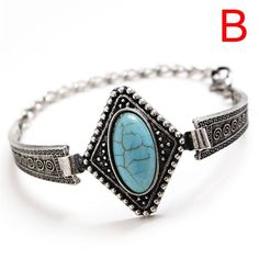 Powwow Store boho vintage turquoises bracelets for women men pendant charm bracelet Silver Engraved Bracelet, Turquoise Charm, Bracelet Set Silver, Geometric Bracelet, Silver Plated Bracelet, Letter Bracelet, Turquoise Bracelet Cuff, Silver Jewels, Gold Bracelet Cuff