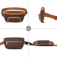 Elevate your style and convenience with the KOJOOIN Belt Bag, a versatile accessory designed for the modern woman. This chic dark brown fanny pack doubles as a crossbody bag, crafted to complement any outfit.

- Material: High-quality PVC
- Color: Dark Brown
- Adjustable Strap: Yes
- Suitable for: Women
- Age Group: Adult

Perfect for hands-free convenience while shopping, traveling, or enjoying a day out, this bag seamlessly transitions from a waist bag to a crossbody, ensuring comfort and styl Brown Belt Bag With Large Capacity For Daily Use, Brown Crossbody Belt Bag With Cell Phone Pocket, Trendy Brown Belt Bag With Large Capacity, Large Capacity Brown Belt Bag For Travel, Brown Crossbody Belt Bag With Mobile Phone Bag, Trendy Brown Chest Bag With Cell Phone Pocket, Trendy Brown Travel Chest Bag, Trendy Brown Chest Bag For Travel, Trendy Brown Chest Bag With Zipper Pocket