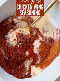 the best chicken wing seasoning in a bowl