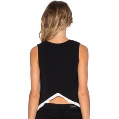 A.L.C. Cutaway Hem Contrast Tank In Black Size 8 Msrp $295 Brand New With Tags Soft Silk Peeks From The Angular, Cutaway Back Hem Of This Elegant A.L.C. Tank, Lending A Layered Element To The Simple Sleeveless V Neck Profile. That Silver Lining That You Were Seeking? Here It Is Fabrication: Soft Crepe / Silk Gauze Underlayer: 100% Silk Approximate Measurements: Length: 21” Sleeveless Crop Top For Layering, Black Sleeveless Top For Layering, White Sleeveless Crop Top For Layering, Chic Sleeveless Tops For Layering, Elegant Cowgirl, Luxury Baddie, Bubblegum Witch, Geeky Chic, Denim Tank