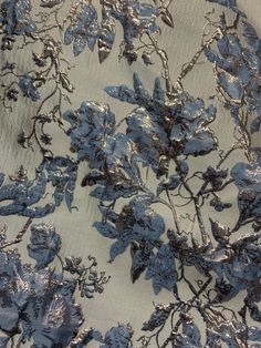 A beautiful, baby blue and gold, floral brocade fabric. It is great for apparel, drapery, and much more. High quality. Sold by the yard. (1 yard= 36 in.) Width is 60 in. All orders will be cut in one continuous piece. Free shipping in US. For any large or wholesale orders, message us. Thank you for your time and business! Blue Brocade Fabric For Wedding, Unicorn Satyr, Andrea Core Aesthetic, Aria Fashion, Andrea Core, New Phone Aesthetic, Runway Aesthetic, Six Queens, Silvery Blue