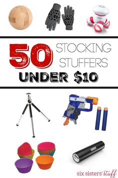 50 stocking stuff that are under $ 10 for the kids to use in their crafts