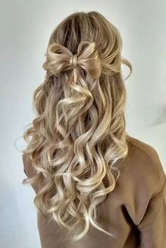 Wedding Hair Down, Half Up Hair, Homecoming Hairstyles, Down Hairstyles