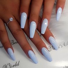 Nails With White, Summer Nail Art, Coffin Shape Nails, Coffin Nails Long, Summer Nails Colors, Coffin Nails Designs