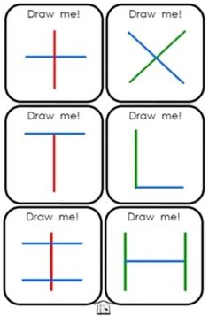 four different lines that have been drawn to match the color scheme for each line in this worksheet