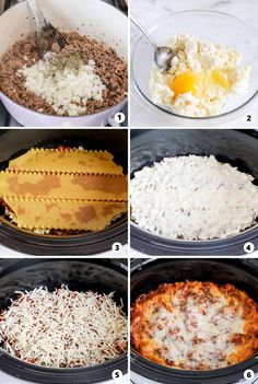 steps on how to make lasagna casserole in the crock pot