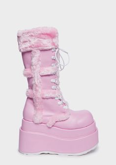 Wishlist – Dolls Kill Fursona Ideas, Shoes Platform Boots, Pastel Clothing, Big Boots, Pink Cowgirl Boots, Knee High Platform Boots, Dolls Kill Shoes, Demonia Shoes, Boots Combat