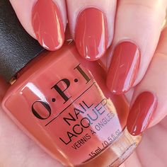 Opi My Solar Clock Is Ticking, Terracotta Nails, Peru Outfits, Opi Gel Nail Colors, Solar Clock, Pink Nail Polish