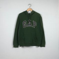 Vintage GAP Sweater Hoodies Medium GAP Sportwear Jumper Hooded Outerwear Hoodies Sweater Green Size M Easy 30 day return policy Gap Brand, Gap Sweatshirt, Gap Sweater, Selling Clothes, Green Sweater, Hooded Sweater, Used Clothing, Overall Shorts, Long Sleeve Sweatshirts