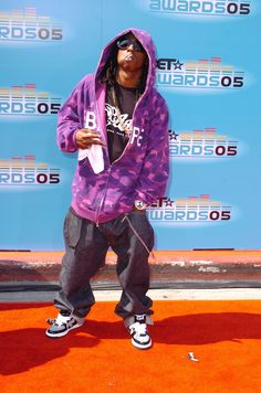 Lil Wayne Bape, Rapper Style Outfits, Lil Wayne Concert, 90s 2000s Fashion, Masc Fashion, Japan Fashion Street