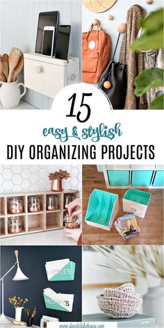 the top 15 easy and stylish diy organizing projects