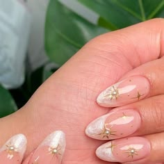 Diy Prom, 2023 Pink, Nails Gold, Gold Nail, Nails Prom, Pearl Nails, Soft Nails, Nails Square, Nails Blue