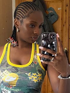 Cornrows Beads Black Women, Simple Cornrow Ideas Natural Hair, Simple Cornrow Hairstyles, Simple Cornrows For Natural Hair, Simple Cornrow Ideas, Big Cornrows Hairstyles, Cornrow Hairstyles For School, Big Cornrows