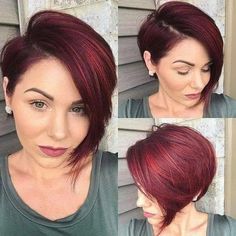 60 Pixie Bob Haircut Ideas To Rock In 2024 Tapered Haircut For Women, Woman Haircut, Short Bobs, Tapered Haircut, Short Hairdos, Burgundy Hair, Bob Hair, Red Head, Pixie Hairstyles