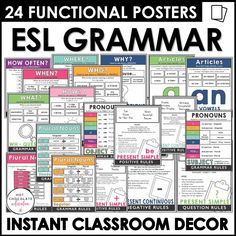 spanish posters with the words, how to use them and what to put in them