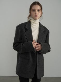 Composition : WOOL 100%Country of Origin : Republic of Korea Winter 2024, Wool Blazer, Blazer Coat, Everyday Style, Everyday Fashion, Composition, Jackets & Coats, Blazer, Wool