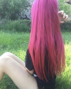 Pink Hair Roots, Full Highlight, Light Pink Hair, Dyed Hair Inspiration, Emo Hair, Pretty Hair Color