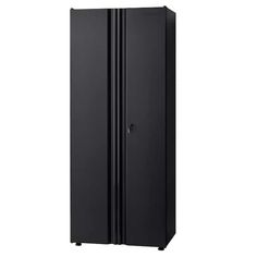 a black double door refrigerator freezer