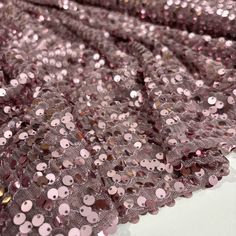 💗Sequin Fabric Dusty Rose Color, Dusty Rose Full Sequin Fabric, Fabric for Party Dress,  Glitz Full Sequins on Black Mesh (140 cm Width/1.53 yards/55 inch)💗 Unleash Your Sparkle with Sequin Fabric!✨ Elevate your style game with our dazzling sequin fabric, tailor-made for creating captivating clothing pieces. With a generous width of 140 cm or 1.53 yards or 55 inches wide, our sequin fabric adds a touch of radiance to your designs. Perfect for fashion-forward individuals and dressmaking enthusi Dusty Rose Color, Dress Crafts, Sequin Fabric, Fantasy Clothing, Rose Color, Black Mesh, Dusty Rose, Dressmaking, Sequin Dress