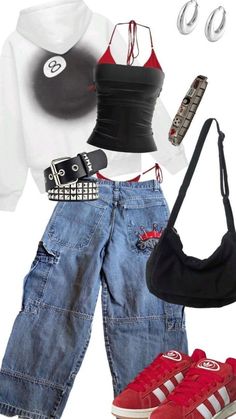 Pakaian Hipster, Filmy Vintage, Shoes Jeans, 2000s Fashion Outfits, Mode Inspo