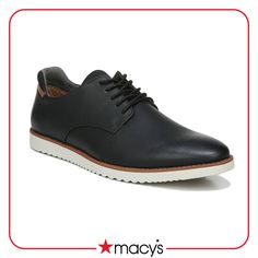 in stock Casual Black Oxfords For Spring, Casual Dress Shoes For Business Casual In Spring, Spring Casual Dress Shoes For Business Casual, Casual Black Low-top Dress Shoes, Casual Lace-up Dress Shoes For Work, Black Synthetic Oxfords For Business Casual, Casual Synthetic Dress Shoes With Removable Insole, Black Synthetic Dress Shoes For Business Casual, Casual Spring Dress Shoes With Cushioned Footbed