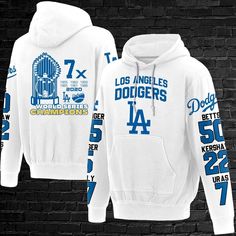 Los Angeles Dodgers Hoodies World Series Champions 2020 Gift For Fan available in T-shirt, hoodie, tank top, longsleeve, multi color and size S M L XL XXL 3XL 4XL 5XL. Shipping from the US. Easy 30 day return policy - Shop now! 6.1-ounce, 100% cotton .Double-needle neck, sleeves and hem; Roomy Unisex Fit. Ash is 99% cotton, 1% poly; Sport Grey is 90% cotton, 10% poly; Dark Heather is 50% cotton, 50% polyester .Decoration type: Digital Print. Made by Gildan Dads Clothes, Cut Sweatshirts, Funny Hoodies, Personalized Hoodies, Comfy Hoodies, Los Angeles Dodgers, World Series, Zipper Hoodie, Oversized Sweatshirt