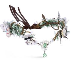 PRICES MAY VARY. PACKAGE: Our butterfly crown pack includes one fairy wings circlet MATERIAL: Our woodland crowns use simulated multi-coloured butterflies and natural crystals for a better fairy headpiece form. In order to get a better wearing experience, you need to adjust the direction of the butterflies when wearing it. The color is rich and bright, and not easy to fade DESIGN: This product was inspired by the butterflies dancing among the flowers in the garden, where their wings shining unde Elf Headpiece, Fairy Flower Crown, Elf Crown, Woodland Crown, Fairy Headpiece, Woodland Wreath, Woodland Elf, Butterfly Crown, Fairy Crown