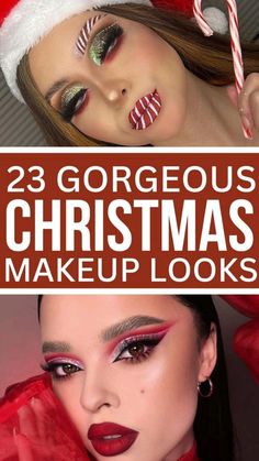 Christmas Makeup Looks Green, Simple Christmas Makeup Looks, Christmas Makeup Looks Easy, Makeup Looks Green, Easy Christmas Makeup Looks, Easy Christmas Makeup