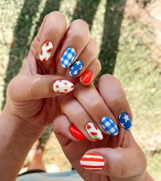 Watermelon Nails, Colorful Nails