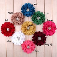 ----------------------------------------------------------------------- ~~ You should know these important things: * Total 9 colors, as the pics shows * (3.8inch) diameter, no clip. Flower only. * Please leave your colors when you place the order. * If not, we will send the in stock colors to you. * Over 200$ in our store, we will send by free SF/EMS/FEDEX/DHL. But some countries. ----------------------------------------------------------------------- -------------------------------------------- Flowers For Kids, Accessories For Hair, Flowers Accessories, Baby Hair Accessories, White Gold Solitaire, Hair Flower, Chiffon Flowers, Satin Flowers, Kids Hair Accessories