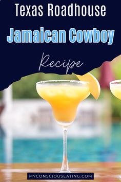 Jamaican Cowboy cocktail on a table