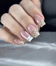 45+ Super Cute Easter Nails 2023 - ♡ July Blossom ♡ Easter Acrylic Nails, April Nails, Pastel Nails Designs, Easter Nail, Bunny Nails