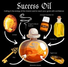 Easy Money Spell Jar, Beauty Oil Witchcraft, Witch Oils Recipe, Intention Oils, Money Bowl, Hoodoo Oils, Potions Recipes, Hoodoo Spells