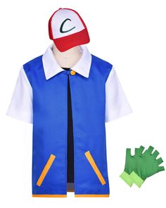 PRICES MAY VARY. Package:Jacket, Gloves, and Hat Suitable:Unisex Fit from kids to adult Cosplay Costume Fabric:95% Polyester, 5% Acrylic Washing:This Anime Jacket Costume Please wash separately,cool hand wash,and hang to dry.Do not bleach,dry clean or tumble dry.Low iron if necessary. If you have any problem with the product, pls contact us at first. We strive to offer the 100% satisfaction service for all our customers and will do whatever it takes to make you enjoy a new purchase experience. Size Chart: Kids:110CM-Shoulder 12.8inch-Bust 27.3inch-Length 15.4inch Kids:120CM-Shoulder 13.2inch-Bust 28.4inch-Length 16.5inch Kids:130CM-Shoulder 13.6inch-Bust 30.0inch-Length 18.0inch Kids:140CM-Shoulder 14.0inch-Bust 31.5inch-Length 19.4inch Kids:150CM-Shoulder 14.4inch-Bust 33.1inch-Length 20. 90s Halloween Costumes, Anime Jacket, Cartoons Movies, 90s Cartoons, Pokemon Birthday, Easy Costumes, Halloween Hoodie, Boy Costumes, Carnival Costumes