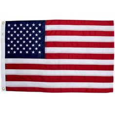 an american flag on a white background