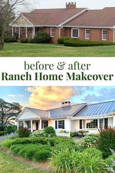 before and after ranch home makeover