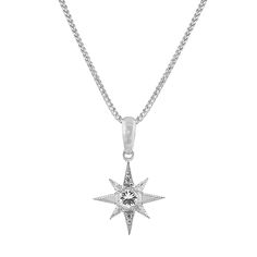 Starlight White Sapphire Pendant (22 in) | Shane Co. White Symbolic Pendant Necklace, White Sapphire Pendant, Diamond White Star-shaped Necklace For Gifts, Sapphire Diamond Necklace Shane Co., Star Sapphire Pendant, Blue Sapphire Pendant, Jewelry Cleaning Solution, Platinum Jewelry, Sapphire Pendant