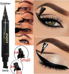 Eyeliner Stamp, Winged Eyeliner Stamp, Winged Eye, Liquid Eyeliner Pen, Long Lasting Eyeliner, Waterproof Liquid Eyeliner, Eyebrow Kits, Waterproof Eyebrow, Makeup Hacks