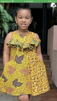 Kampala Styles For Kids Girl, Baby Style Girl Outfits Ankara, Kampala Styles For Children, Children African Dresses, Children Style Girl Ankara, African Birthday Dress, African Midi Dress