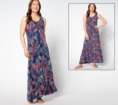 Choices, choices. With a reversible print, this gorgeous Como Jersey maxi dress presents two fabulous options. And depending on your choice of footwear, toppers, and accessories, the possibilities are endless. From Women with Control®. Jersey Maxi Dress, Maxi Jersey Dress, Dress Skirt, Fashion Dresses, Maxi Dress