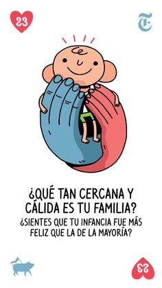 an image of a person holding a baby in their arms with the caption'que tan cercenana y calidas tu famila?