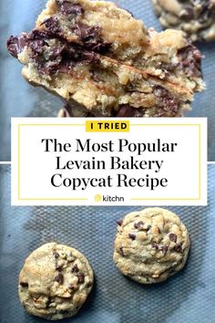 the most popular leviian bakery copycat recipe is made with cookies and chocolate chips